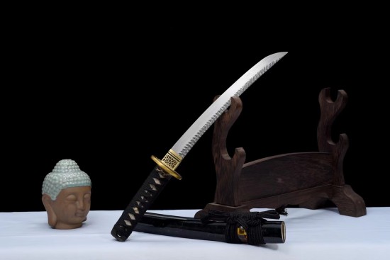 Longquan City Sword Hundred Refined Labor Tattoo Drinks Pure Copper Settles Short Japanese Knife Command 376-432