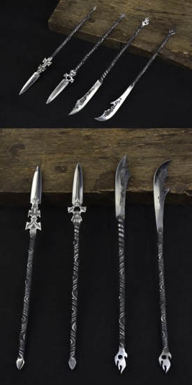 One -in -one Longquan Tea Knife Handmade Tea Knife Stainless Steel Pu'er Tea Knife Black Tea Knife Accessories Guma Tea Kung Fu Tea Steel