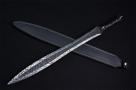 Longquan City Sword Handmade Forging Integrated Steel Sword Film and Television Sword Collection Crafts Six Sword Swords