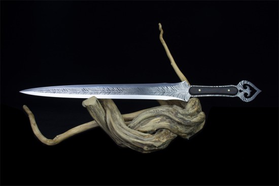 Longquan sword handmade forging modern integrated Han sword body collectible blade film and television sword collection process