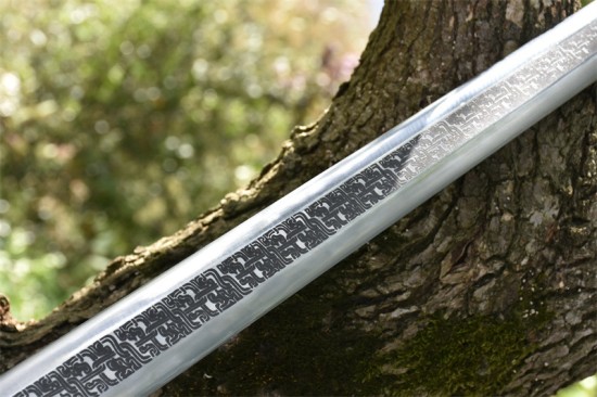 Longquan City Sword Handmade Forging Integrated Six Sides Tang Sword Television Han Sword Cold Weapon Long Sword Craft