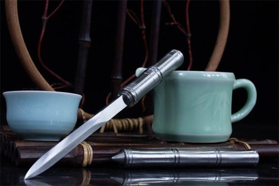 Tea knife and tea needle tea ceremony tool high -end pry tea knife tool eighteen mini blade decorative ornaments