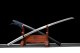 Longquan City Sword Manganese Steel forging Pushing Pushing Bai Double Line long Japanese-style imitation knife command knife 376-432