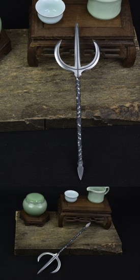 Tea knife tea cake prying knife Pu'er tea knife kung fu tea set stainless steel handmade tea cone integrated mini blade