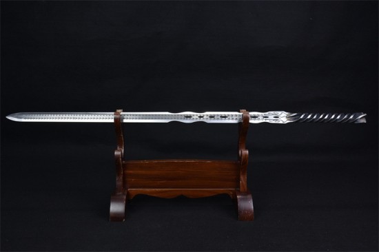Longquan sword handmade forging stainless steel all -in -one Tang sword film and television sword collectible blade hard sword crafts