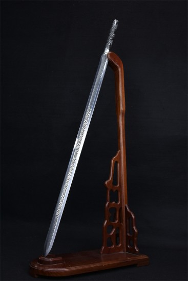 Longquan City Sword Handmade Forging Integrated Six Sides Tang Sword Television Han Sword Cold Weapon Long Sword Craft