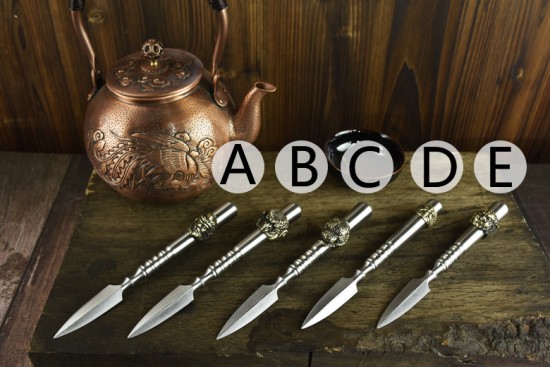 Longquan Stainless Steel Pattern Steel Tea Knife Tea Knife Black Tea Cake Pu'er Tea Box Tea Capture