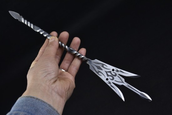 Longquan tea needle tea knife tea cone tea set stainless steel tea pry tea handmade tea brick blades