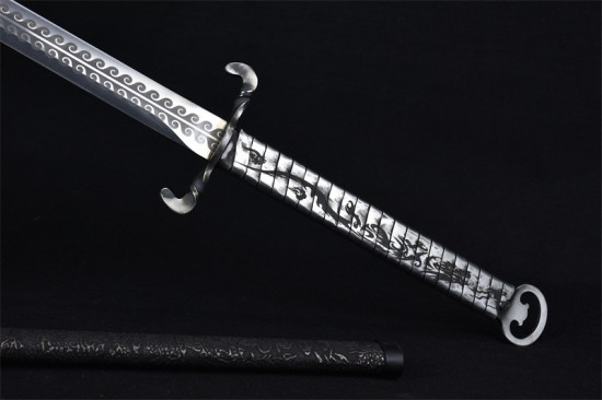 Longquan City Sword Handmade Forging Tongshi Tang Sword Head Stainless Steel Sword Sword Film Cold Weapon