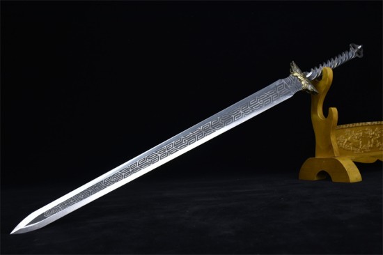 Longquan sword handmade forging all -in -one modern six -faced Tang sword body, sword film film and television long sword crafts