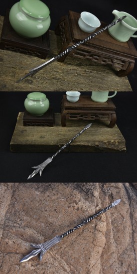 Longquan Handmade Tea Sword Blade Blade Tea Caper Tea Ceremony Accessory Pu'er Prill Tea Special Tea Special Tea Special