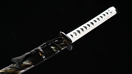 Longquan sword retro manganese steel forging special crafts, vehicle all-in-one long command knife 376-432