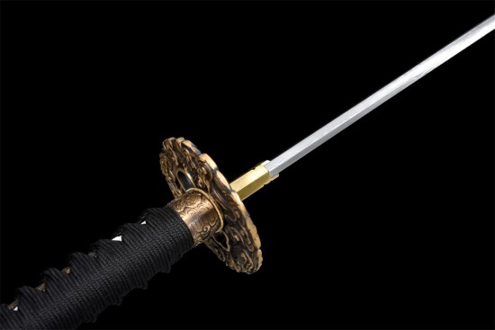 Longquan City Sword Hundred Refined Labor Folding Forging Japanese-style Imitation Knife Long Director Cold Weapon 376-432