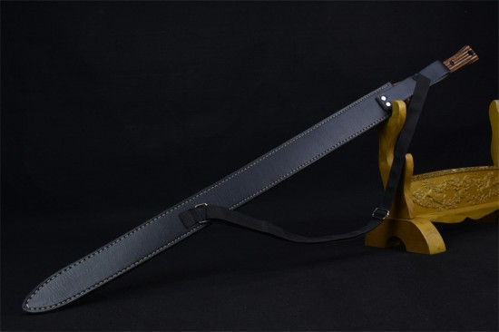Douyin same Longquan sword handmade forging all -in -one wooden handle six sides Tang sword sword sword sword collectible blade