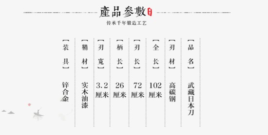 Samurai Sword 32 - Japanese Handmade Blade
