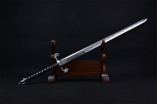 Longquan Six-Sided Tang Sword - Hand Forged