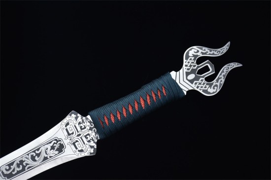 Longquan sword handmade forging modern integrated Han sword body collectible blade film and television sword collection process