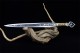 Longquan sword handmade forging modern integrated Han sword body collectible blade film and television sword collection process