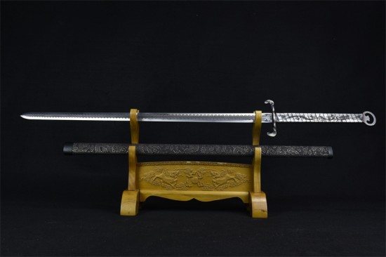 Longquan City Sword Handmade Forging Tongshi Tang Sword Head Stainless Steel Sword Sword Film Cold Weapon