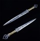 Longquan sword handmade forging modern integrated Han sword body collectible blade film and television sword collection process