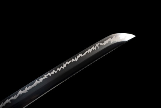 Longquan City Sword and Manganese Steel for Forging Black Back-back long-style Japanese-style imitation sword command knife collectible blade 376-432