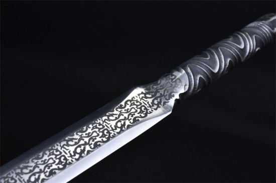 Longquan City Sword Handmade Forging Integrated Six Sides Tang Sword Television Han Sword Cold Weapon Long Sword Craft