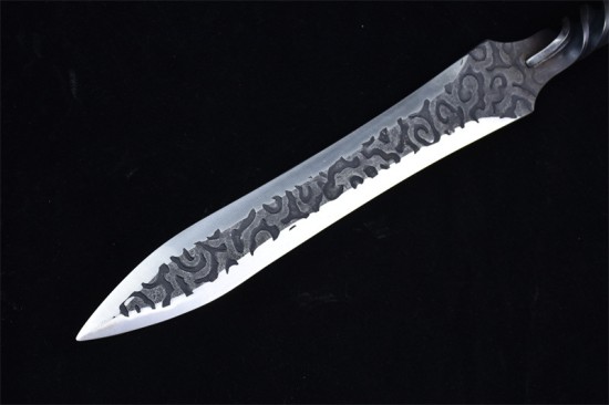 Longquan City Sword Handmade Forging Together Short Sword Film Television Han Sword Defense Cold Weapon Sword Craft