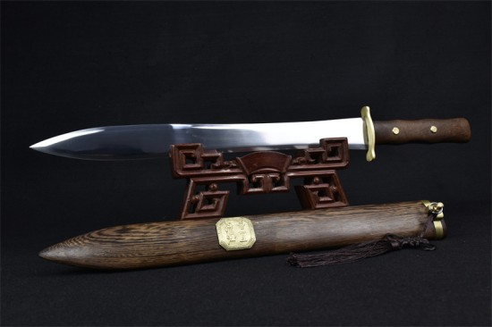 Longquan sword handmade forging high manganese steel all -in -one short sword film television sword sword sword collectible blade craft