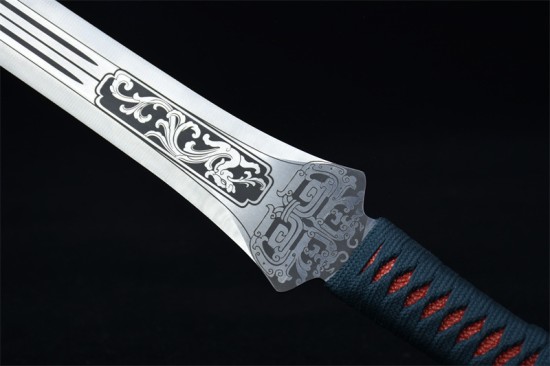 Longquan sword handmade forging modern integrated Han sword body collectible blade film and television sword collection process