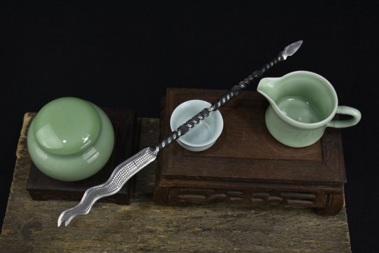 Longquan Handmade Tea Sword Blade Blade Tea Caper Tea Ceremony Accessory Pu'er Prill Tea Special Tea Special Tea Special