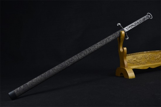 Longquan City Sword Handmade Forging Tongshi Tang Sword Head Stainless Steel Sword Sword Film Cold Weapon