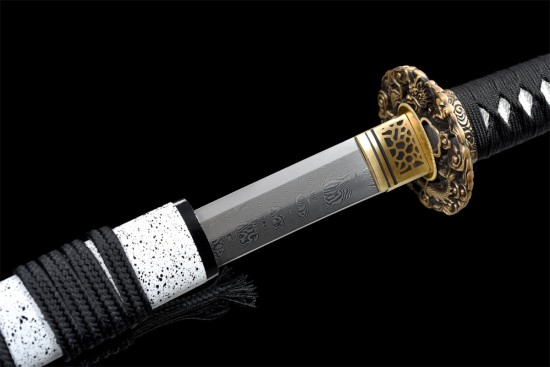 Longquan City Sword Hundred Refined Labor Folding Forging Japanese-style Imitation Knife Long Director Cold Weapon 376-432