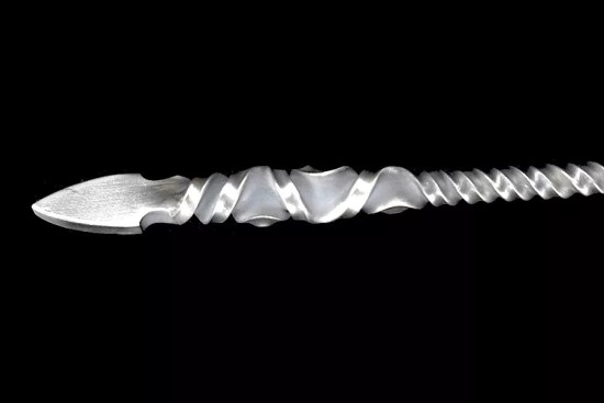 Longquan tea knife eighteen small blade micro blade integrated torsional metal small blade decorative pry tea knife