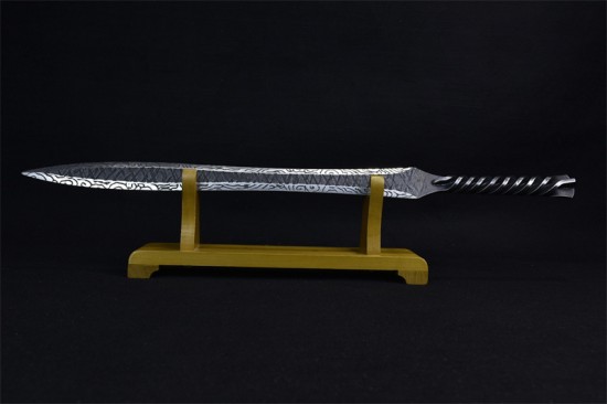 Longquan City Sword Handmade Forging Integrated Steel Sword Film and Television Sword Collection Crafts Six Sword Swords