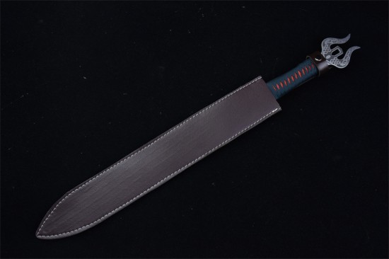 Longquan sword handmade forging modern integrated Han sword body collectible blade film and television sword collection process