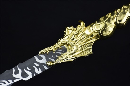 Longquan Sword Handmade Forging Stainless Steel Sword Film, Sword Sword Anti -Cold Weapon Cold Sword Crafts