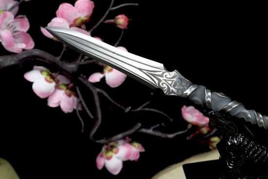 Longquan tea knife eighteen small blade micro blade integrated torsional metal small blade decorative pry tea knife