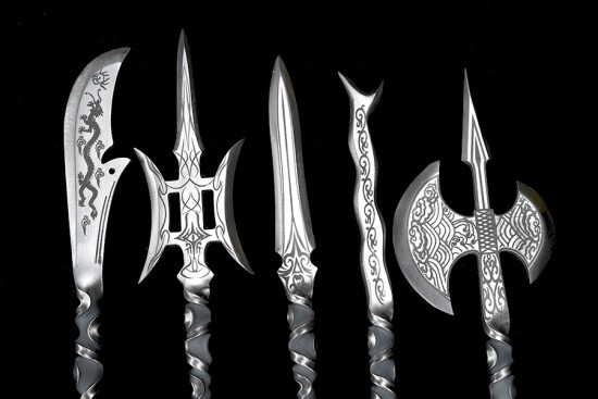 Longquan tea knife eighteen small blade micro blade integrated torsional metal small blade decorative pry tea knife