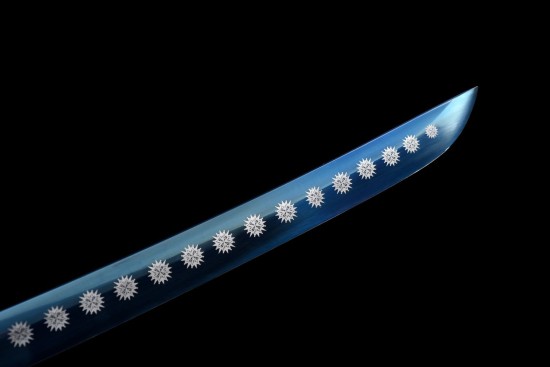 Longquan City Sword High Manganese Steel Printing Blue Printing Japanese Film Corporation Command Sword Cold Weapons 376-432