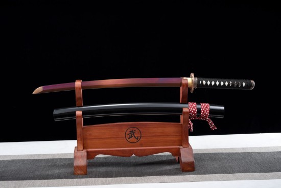 Longquan Sword Retro Shop Spring Steel Baked Purple Mid-style Japanese-style Imitation Knife Corporation 376-432
