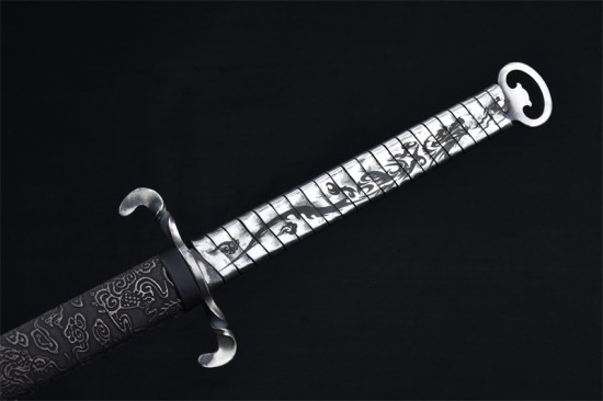 Longquan City Sword Handmade Forging Tongshi Tang Sword Head Stainless Steel Sword Sword Film Cold Weapon