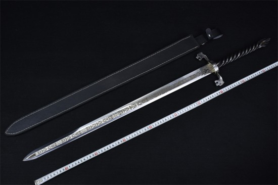 Longquan Six-Sided Tang Sword - Hand Forged