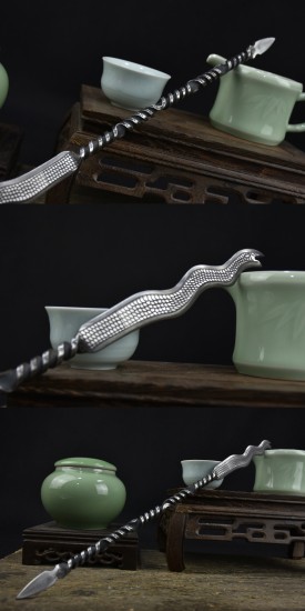 Longquan Handmade Tea Sword Blade Blade Tea Caper Tea Ceremony Accessory Pu'er Prill Tea Special Tea Special Tea Special