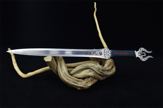 Longquan sword handmade forging modern integrated Han sword body collectible blade film and television sword collection process