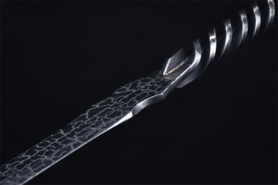 Longquan sword handmade forging integrated cracks, sword film, Han sword Tang sword Tang sword collectible blade long sword decoration