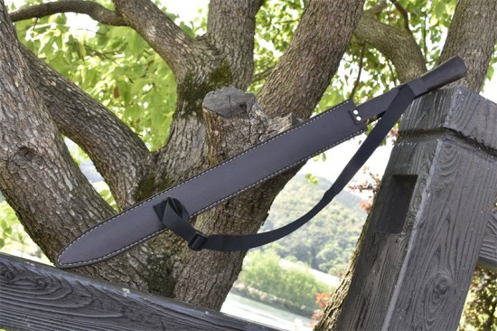 Longquan Han Sword - High Manganese Steel Display
