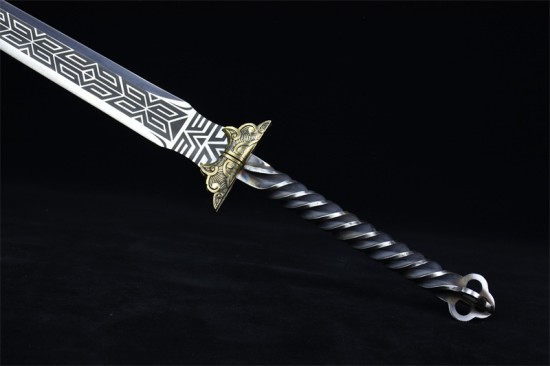 Longquan sword handmade forging all -in -one modern six -faced Tang sword body, sword film film and television long sword crafts