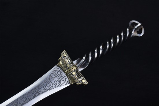 Longquan sword handmade forging one -in -one spring and six sides of spring and autumn Han swords and television long sword collectible blade sword collections