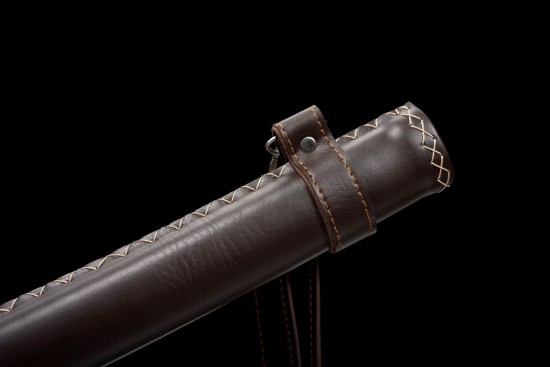 Longquan City Sword and Manganese Steel for Forging Black Back-back long-style Japanese-style imitation sword command knife collectible blade 376-432