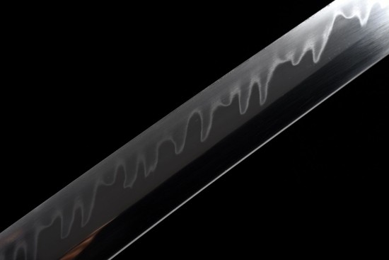 Longquan City Sword T10 Steel forging Blade Blade Blade Flame Pure Copper Mirror Mirror grinding long model command knife 376-432